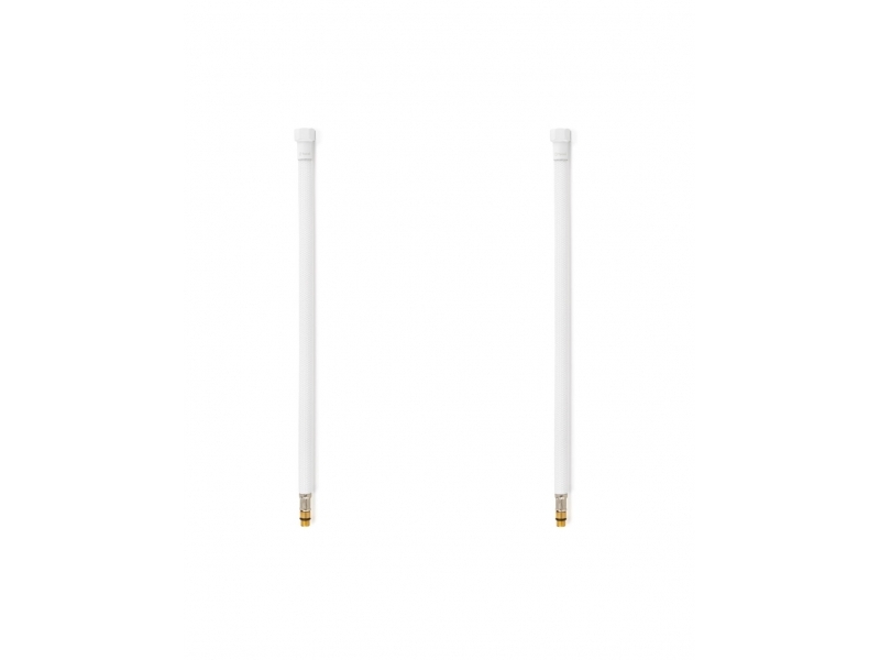 Мека връзка компл. 2 бр. GRIFACB PREMIUM WHITE цвят бял с кайка бял мат  Ж3/8-M10X1-400мм ф8 209977