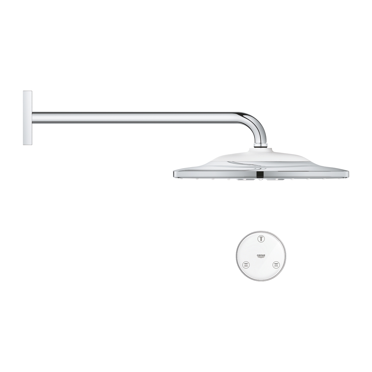 GROHE Комплект душ гарнитура с дистанционно RAINSHOWER SMARTCONNECT 310 CUBE 26642000