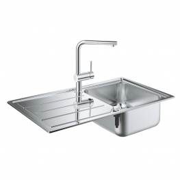 GROHE Комплект кухненска мивка K500 и смесител MINTA 31573SD1