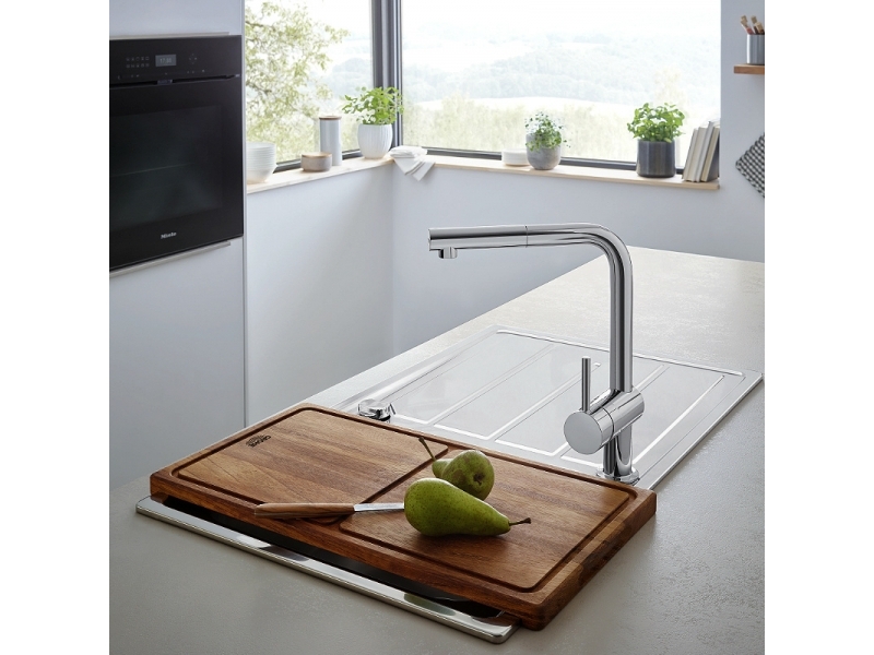 GROHE Комплект кухненска мивка K500 и смесител MINTA 31573SD1