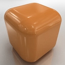 Единична мивка полимермрамор Fat 56 x 51 см