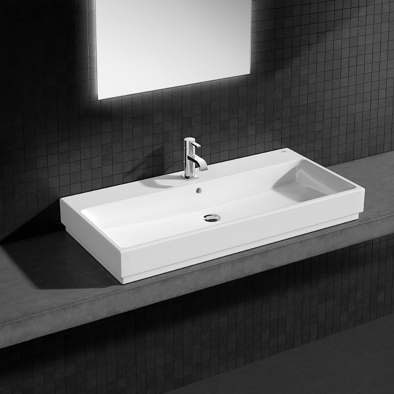 GROHE Умивалник за вграждане в мебел 100 CUBE CERAMIC 3947500H